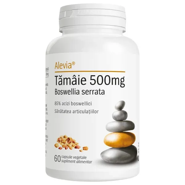 Tamaie 500mg Boswellia serrata, 60 capsule vegetale, Alevia