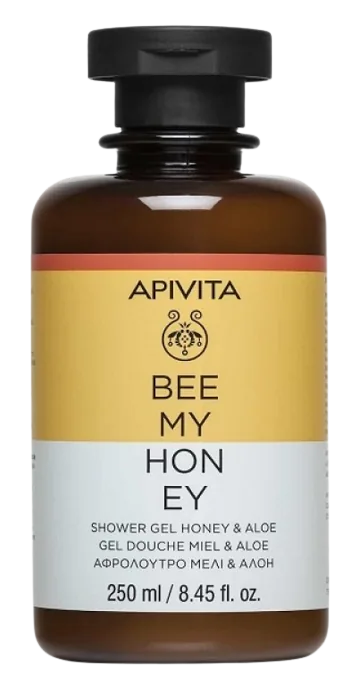 Apivita Gel de dus cu miere si aloe Bee My Honey, 250ml