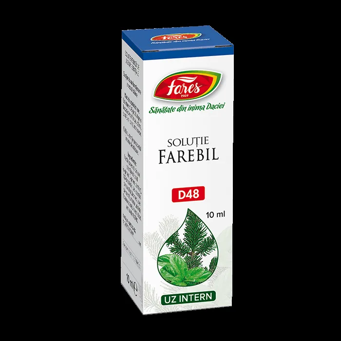 Farebil solutie D48, 10ml, Fares