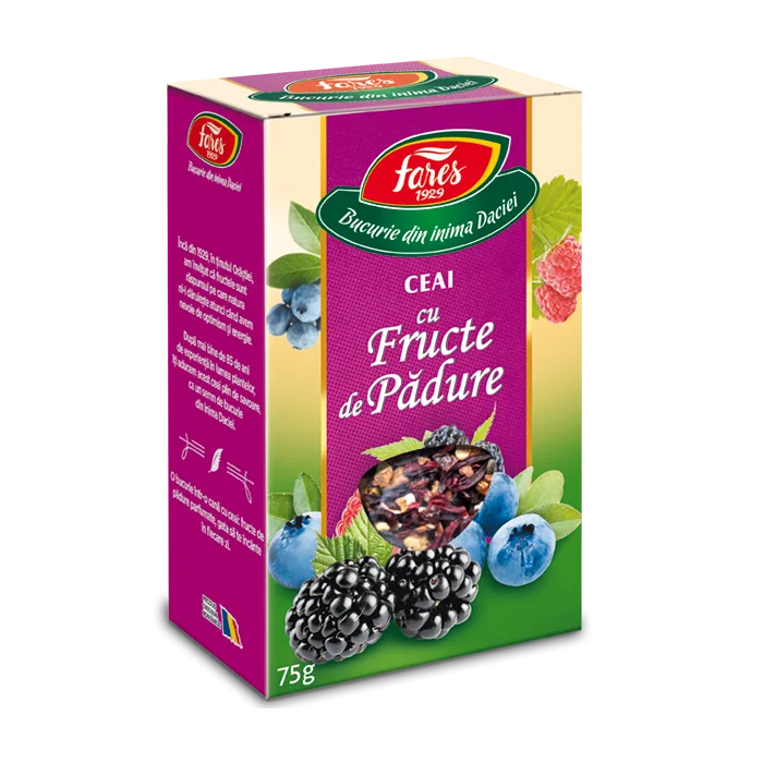 Ceai cu fructe de padure, 75g, Fares