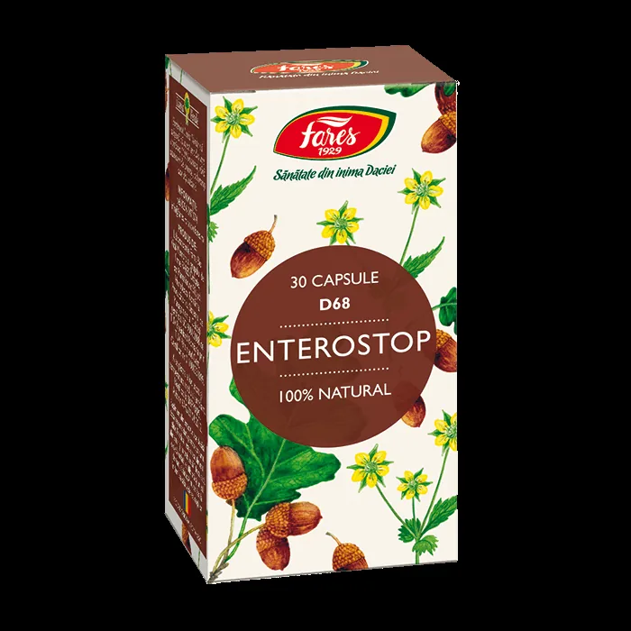 Enterostop D68, 30 capsule, Fares