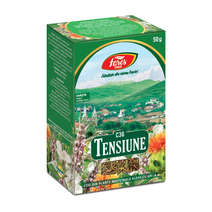 Ceai pentru tensiune C36, 50g, Fares
