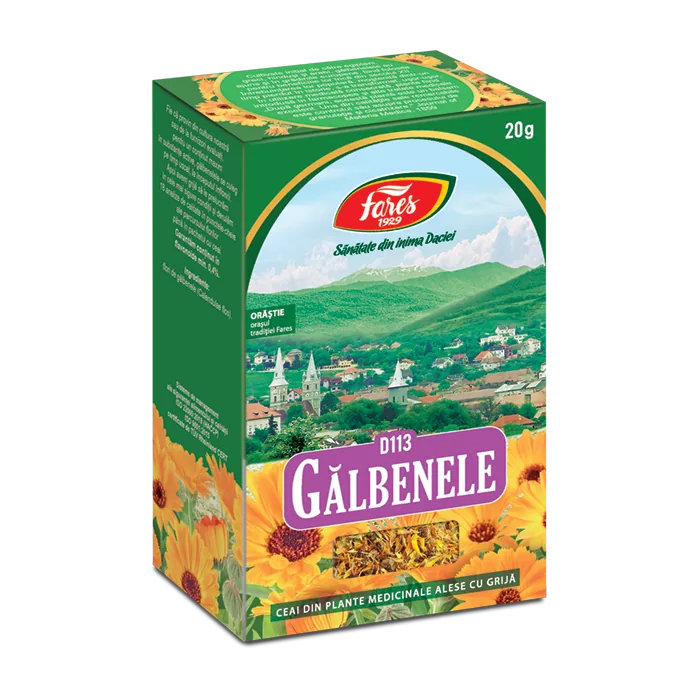 Ceai de Galbenele, 20g, Fares