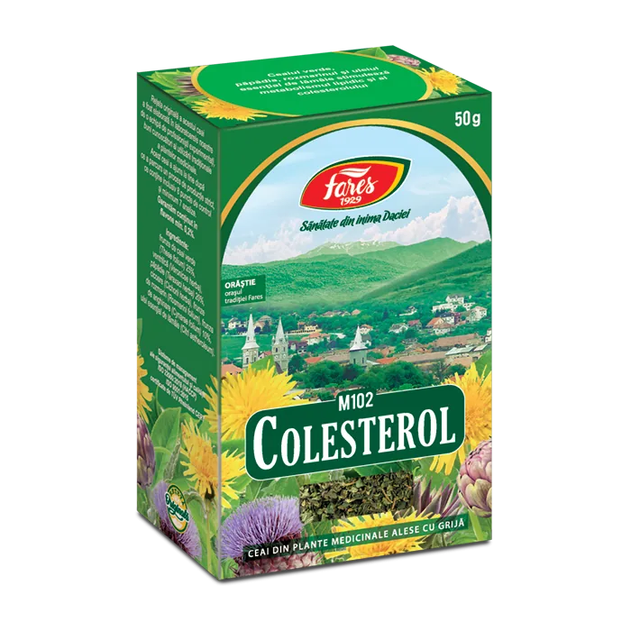 Ceai Colesterol M102, 50g, Fares