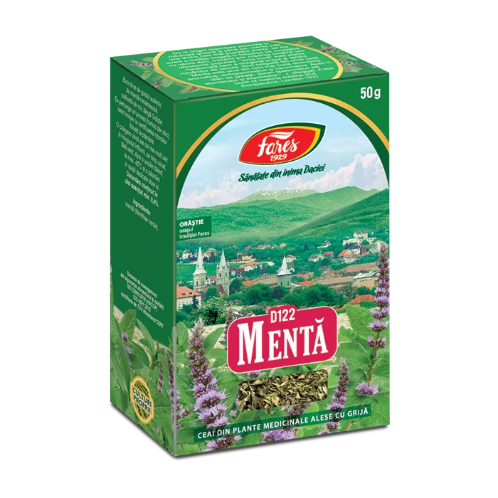 Ceai menta D122, 50g, Fares