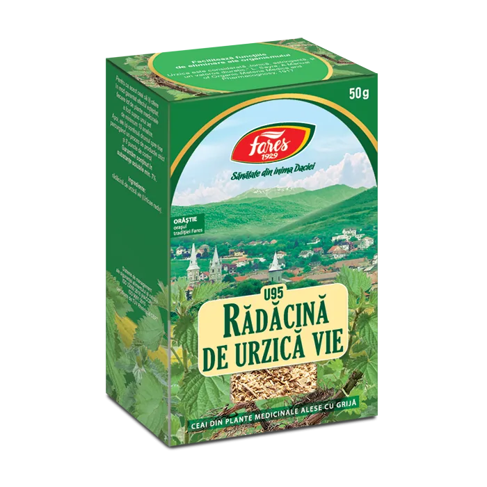 Ceai radacina de urzica vie U95, 50g, Fares