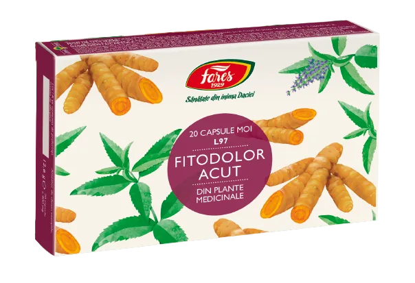 Fitodolor Acut L97, 20 capsule moi, Fares