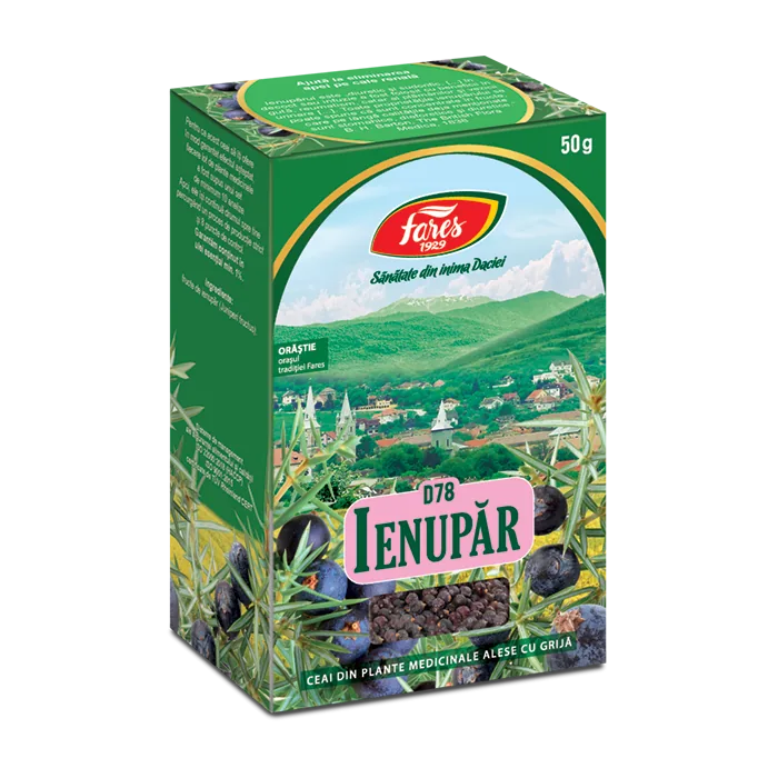 Ceai din fructe de ienupar D78, 50g, Fares