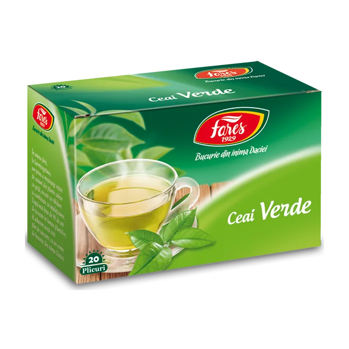 Ceai Verde, 20 plicuri, Fares