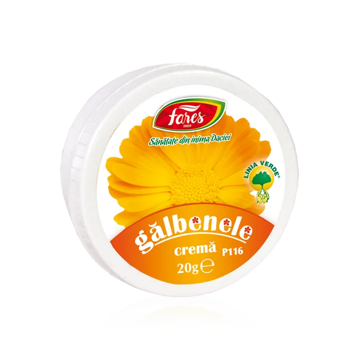 Crema de galbenele, 20g, Fares
