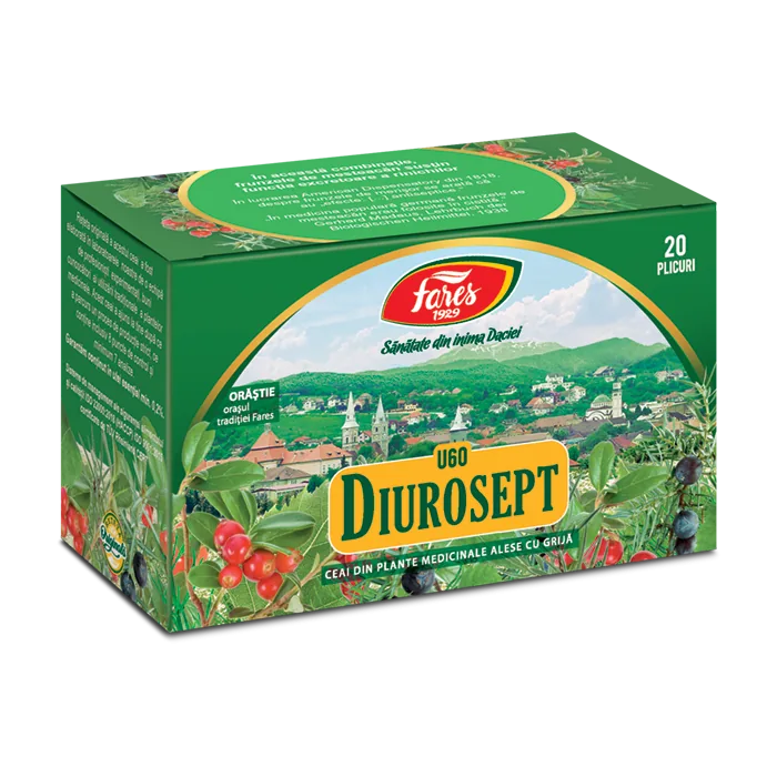 Ceai Diurosept, 20 plicuri, Fares