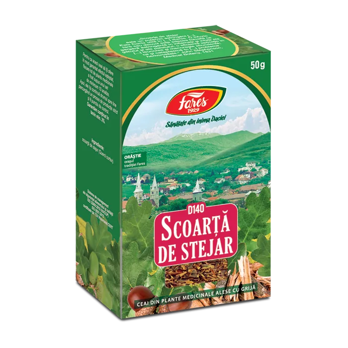 Ceai Stejar scoarta D140, 50g, Fares