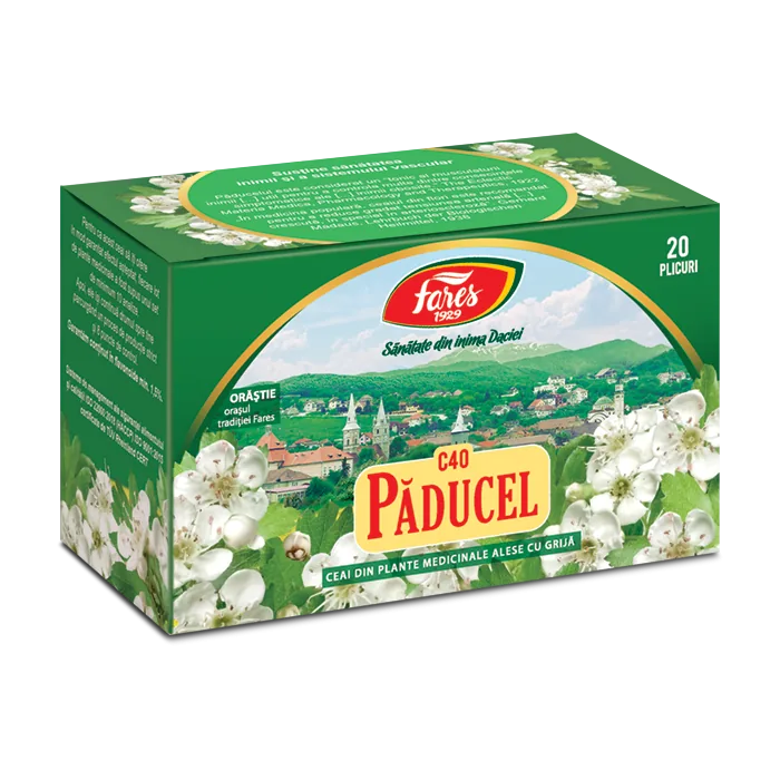 Ceai Paducel, 20 plicuri, Fares