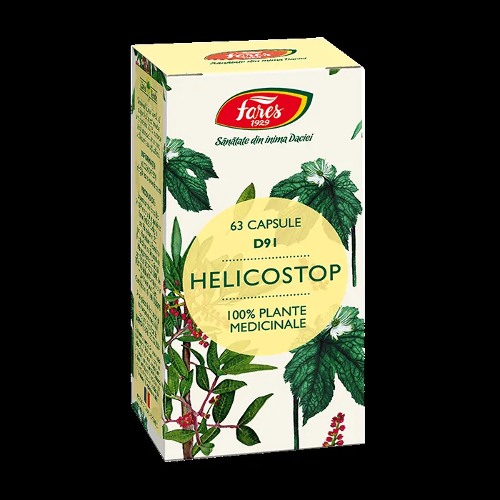 Helicostop, 63 capsule, Fares