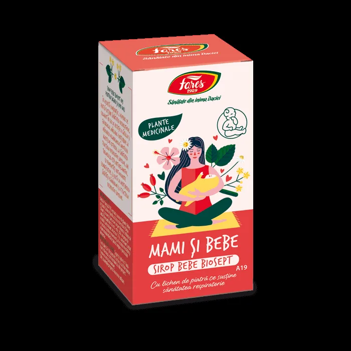 Sirop indulcit cu fructoza Bebe Biosept, 100ml, Fares