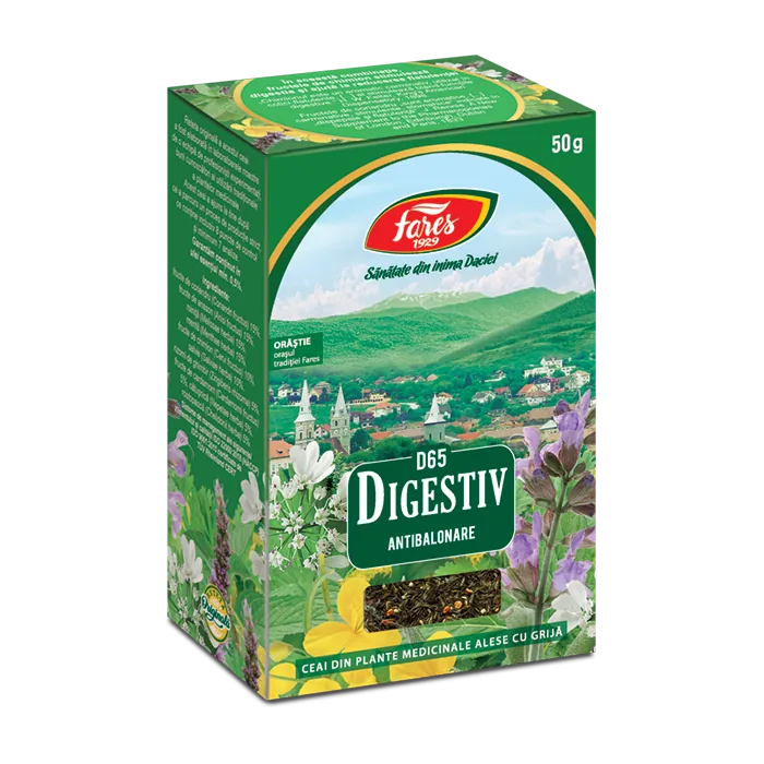 Ceai Digestiv D65, 50g, Fares