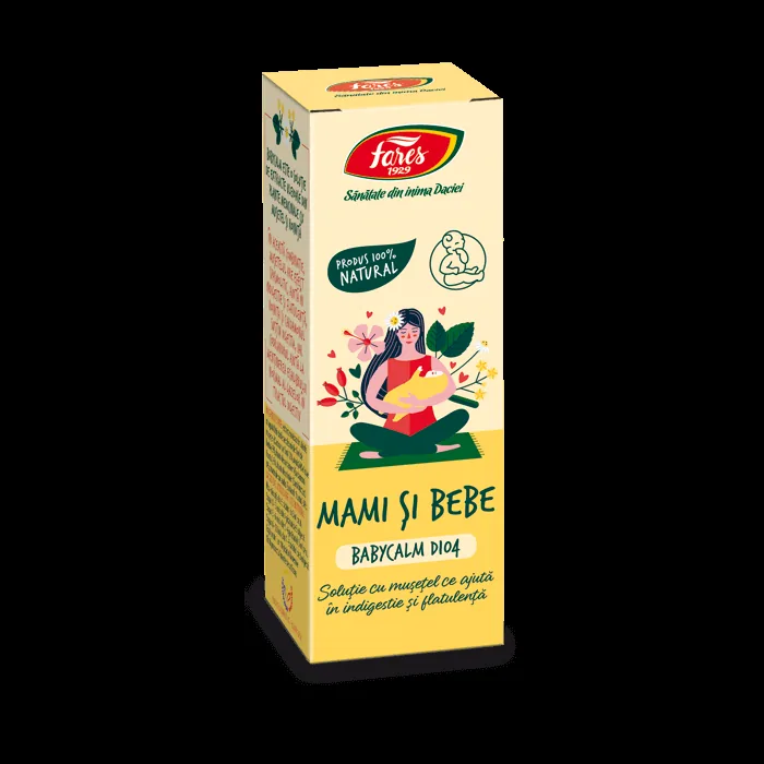 Solutie Babycalm Mami si Bebe D104, 30ml, Fares