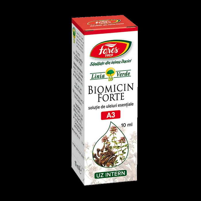Ulei esential Biomicin Forte A3, 10ml, Fares