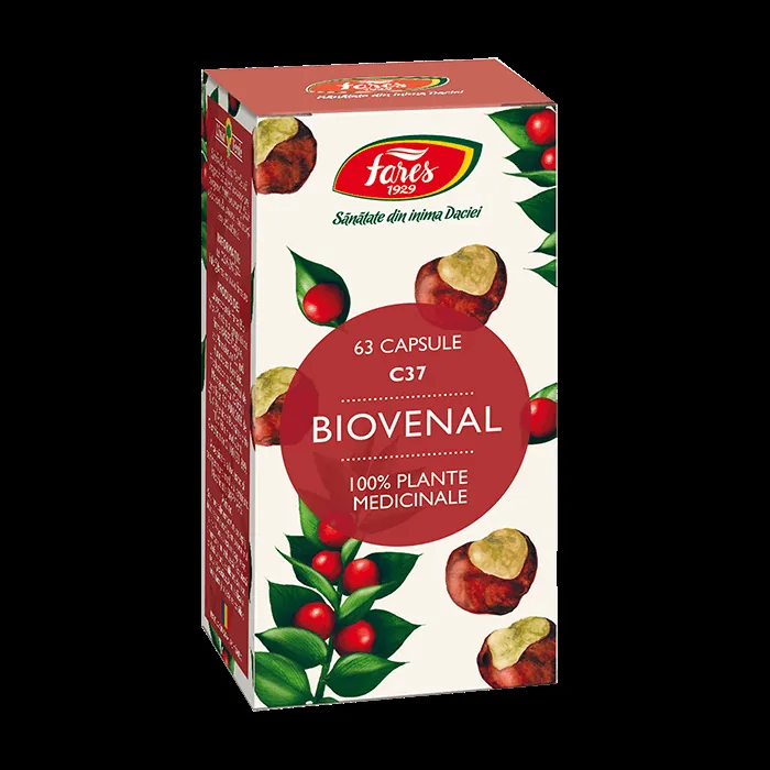 Biovenal, 63 capsule, Fares