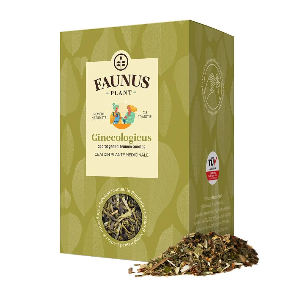 Ceai pentru sanatate intima Ginecologicus, 90g, Faunus Plant