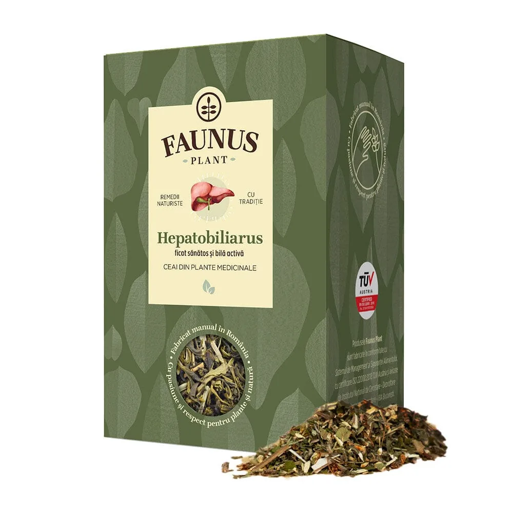 Ceai hepatoprotector Hepatobiliarus, 90g, Faunus Plant