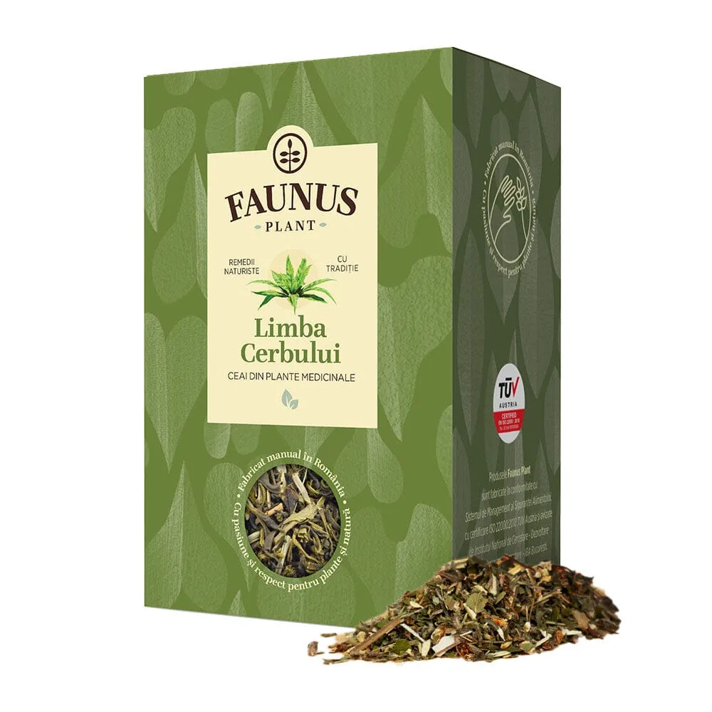 Ceai Limba Cerbului pentru afectiuni renale, 50g, Faunus Plant