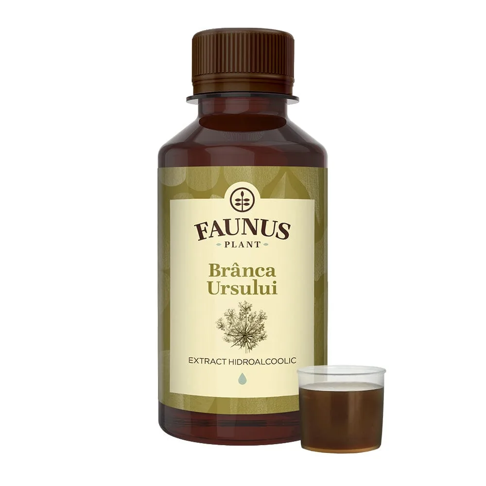 Tinctura de Branca Ursului pentru potenta, 200ml, Faunus Plant